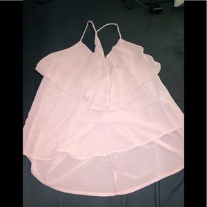 Blush Pink Butterfly Top